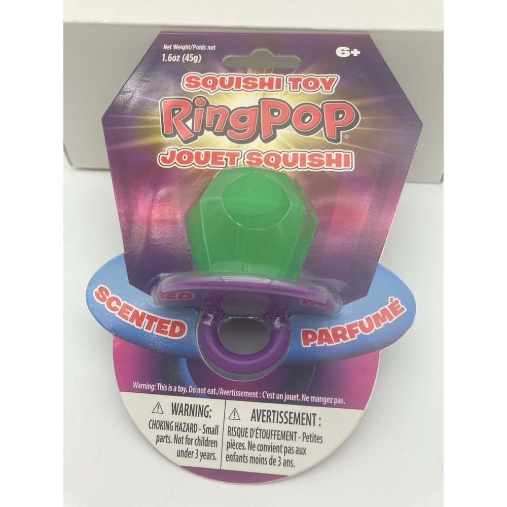 Scented Ring Pop Novelty Squish Toy New Sealed